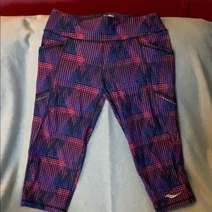 Saucony Bullet Capri workout leggings
